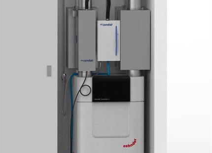 Solution : humidification active de l'air pour la ventilation de confort Zehnder 