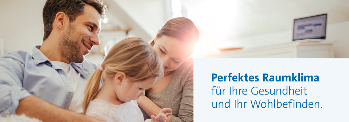 Gesunde Luftfeuchtigkeit in Privathäuser und Wohnungen