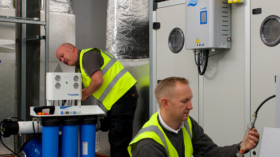 Condair humidifier disinfection and hygiene 